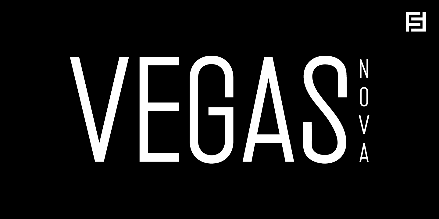 Ejemplo de fuente Vegas Nova Bold Italic